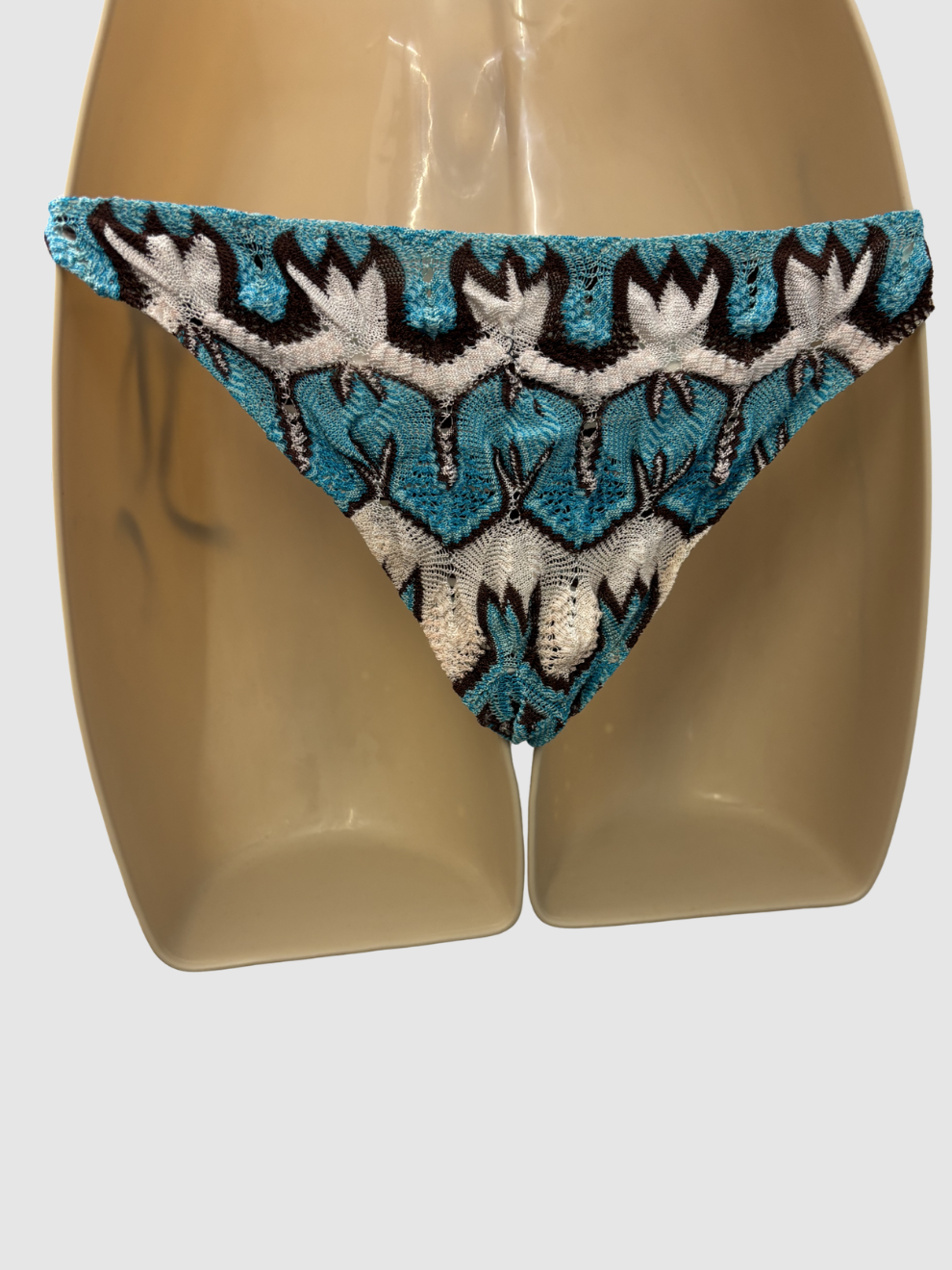 Türkis-brauner Bikini von Missoni Mare