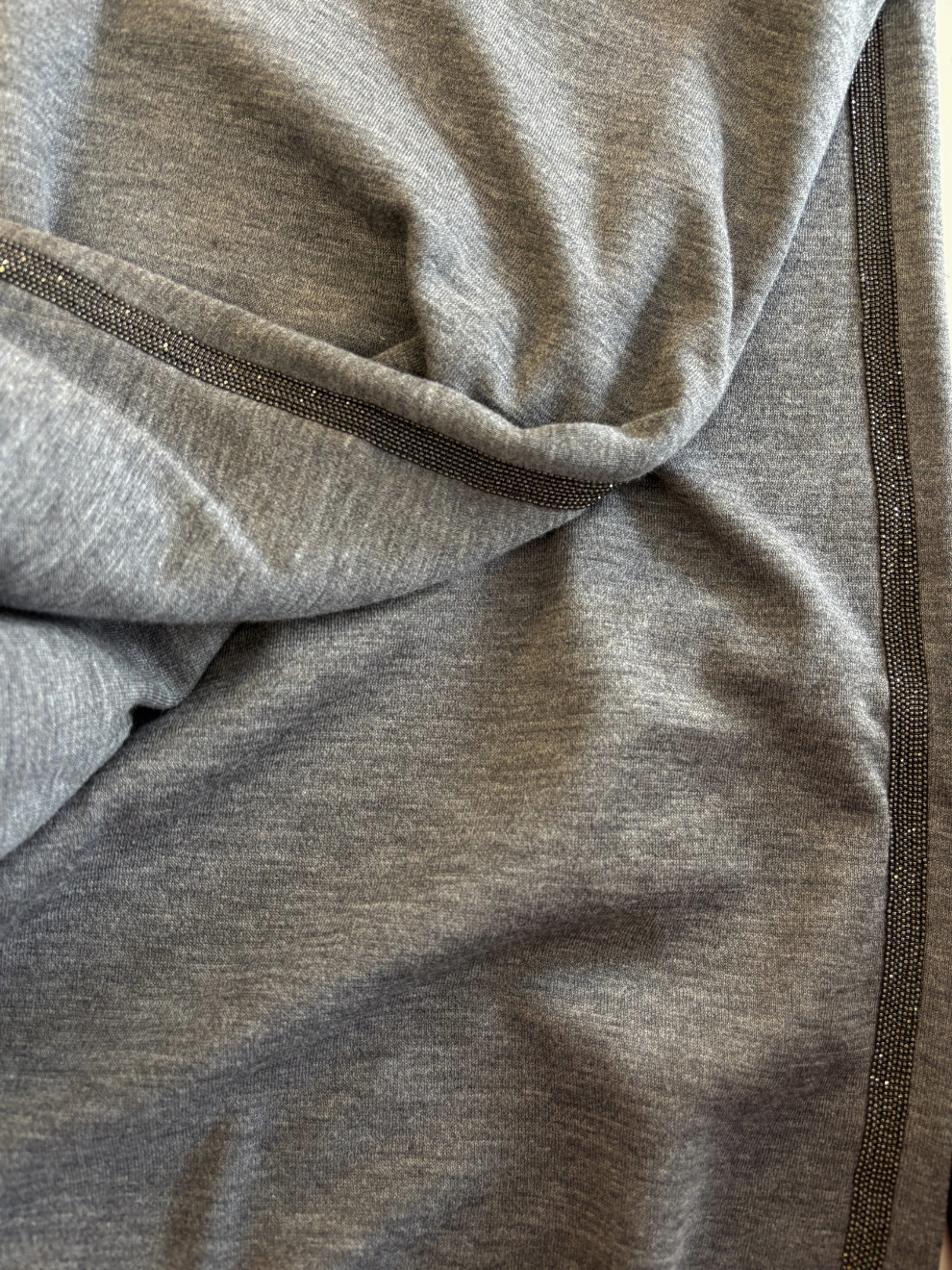 Graue flared Hose von Brunello Cucinelli