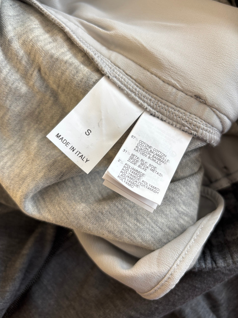 Graue flared Hose von Brunello Cucinelli