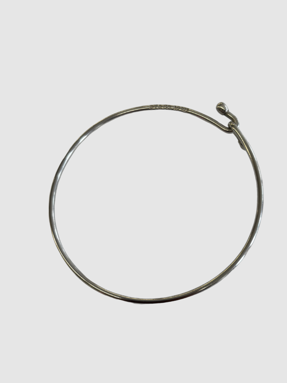 Silberner Armreif mit Hakenverschluss von Tiffany & Co