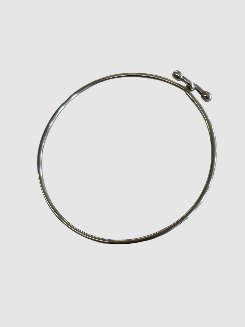 Silberner Armreif mit Hakenverschluss von Tiffany & Co