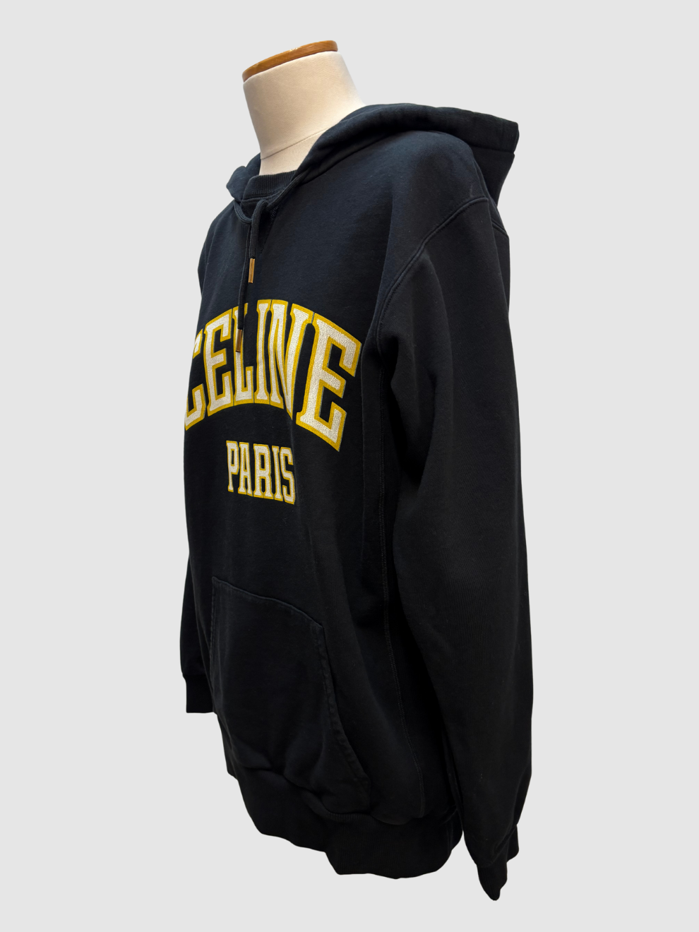 Schwarzer Kapuzenpullover von Celine