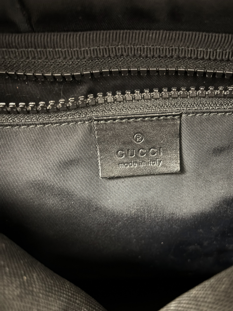 Schwarzer Rucksack von Gucci