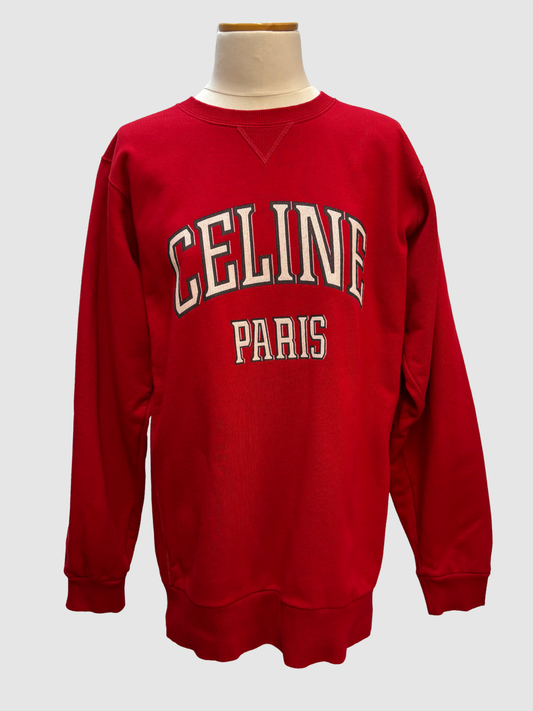 Rotes Sweatshirt von Celine