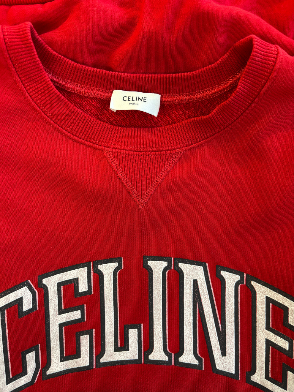 Rotes Sweatshirt von Celine