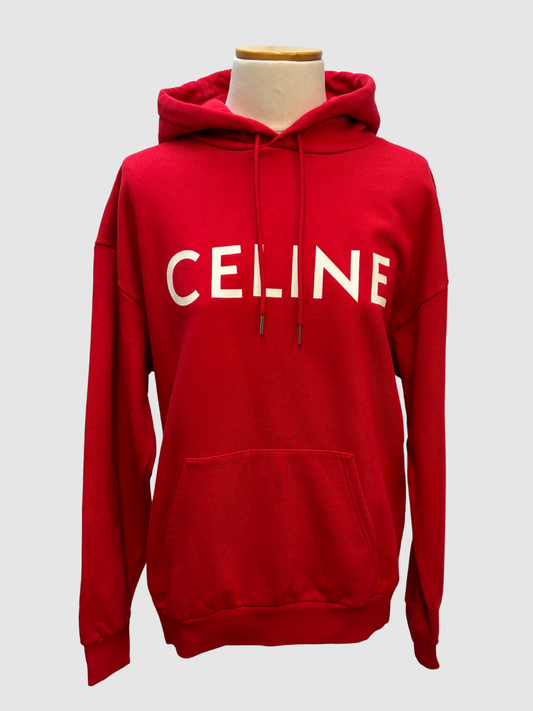Roter Kapuzenpullover von Celine