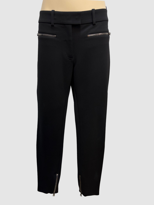 Schwarze Stoffhose mit Reißverschlüssen von Tom Ford