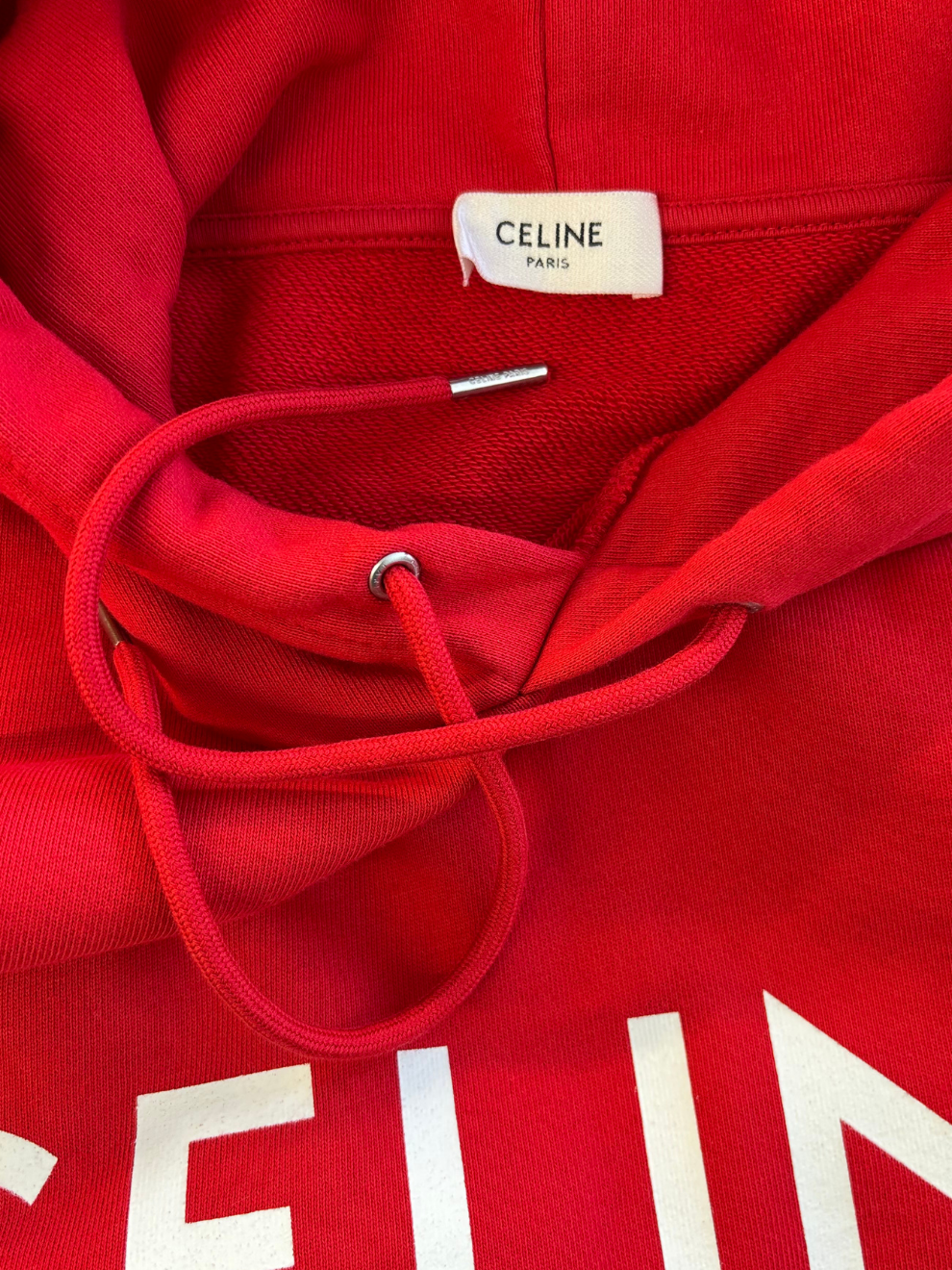 Roter Kapuzenpullover von Celine