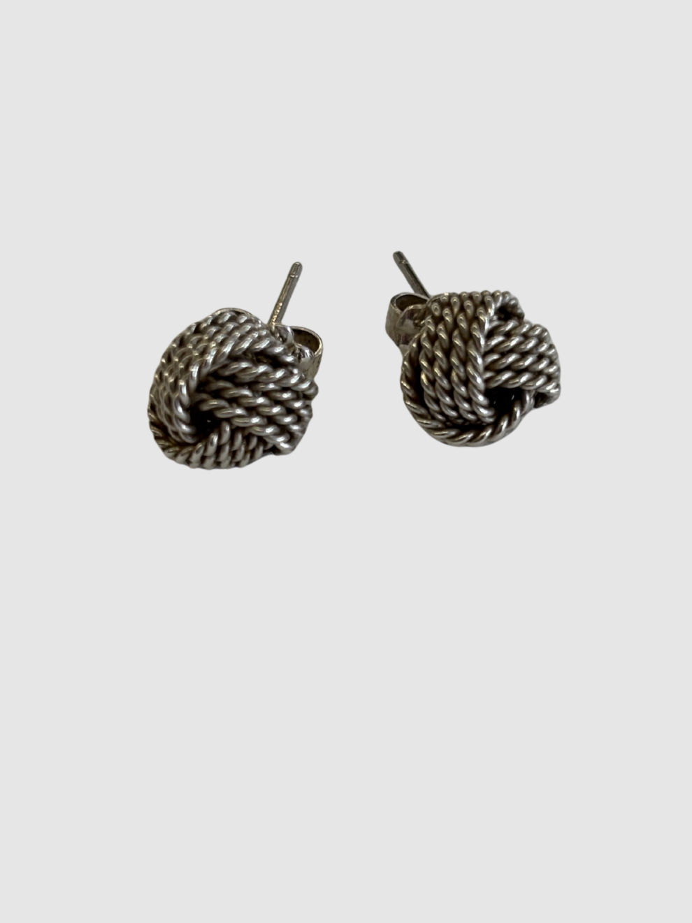 Silberne Knot Ohrstecker Somerset von Tiffany & Co