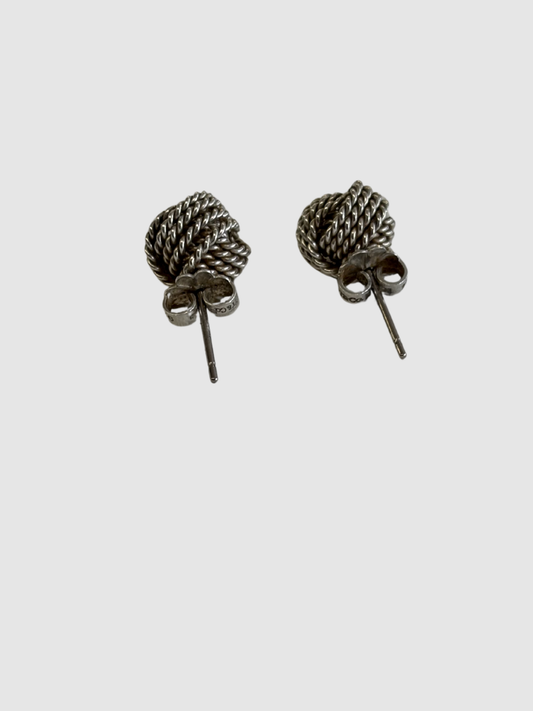 Silberne Knot Ohrstecker Somerset von Tiffany & Co