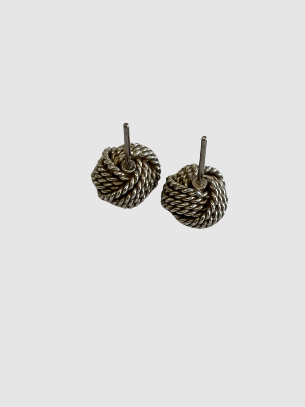Silberne Knot Ohrstecker Somerset von Tiffany & Co