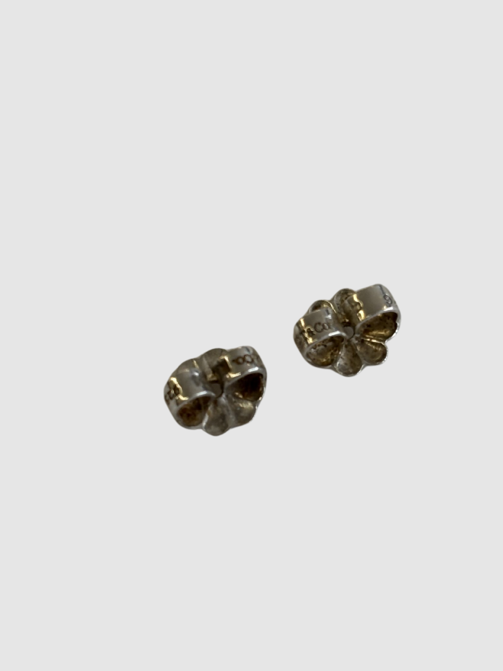 Silberne Knot Ohrstecker Somerset von Tiffany & Co