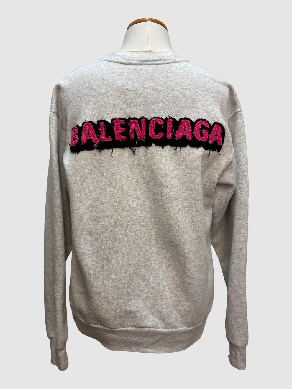 Hellgraues Sweatshirt von Balenciaga