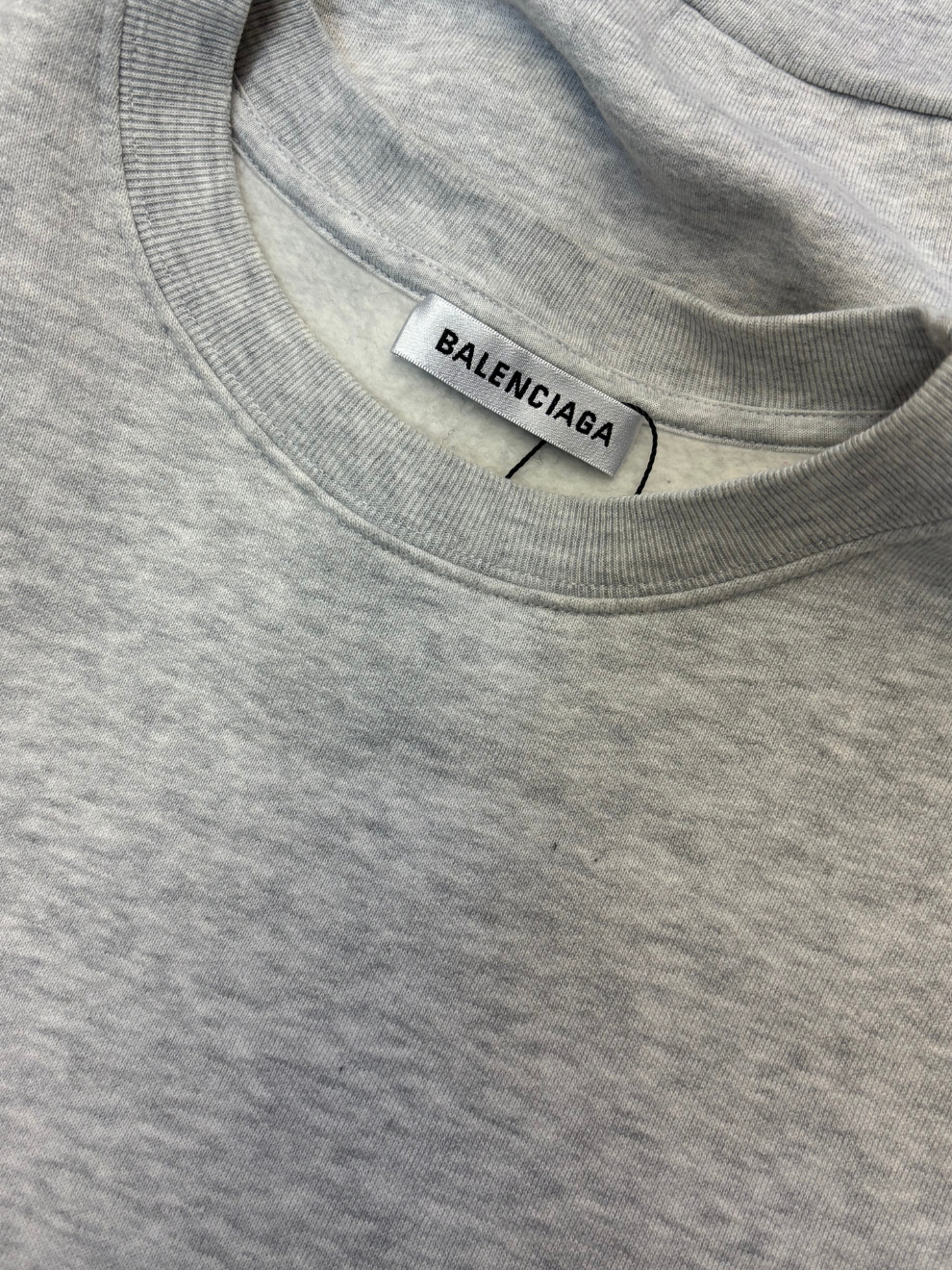 Hellgraues Sweatshirt von Balenciaga