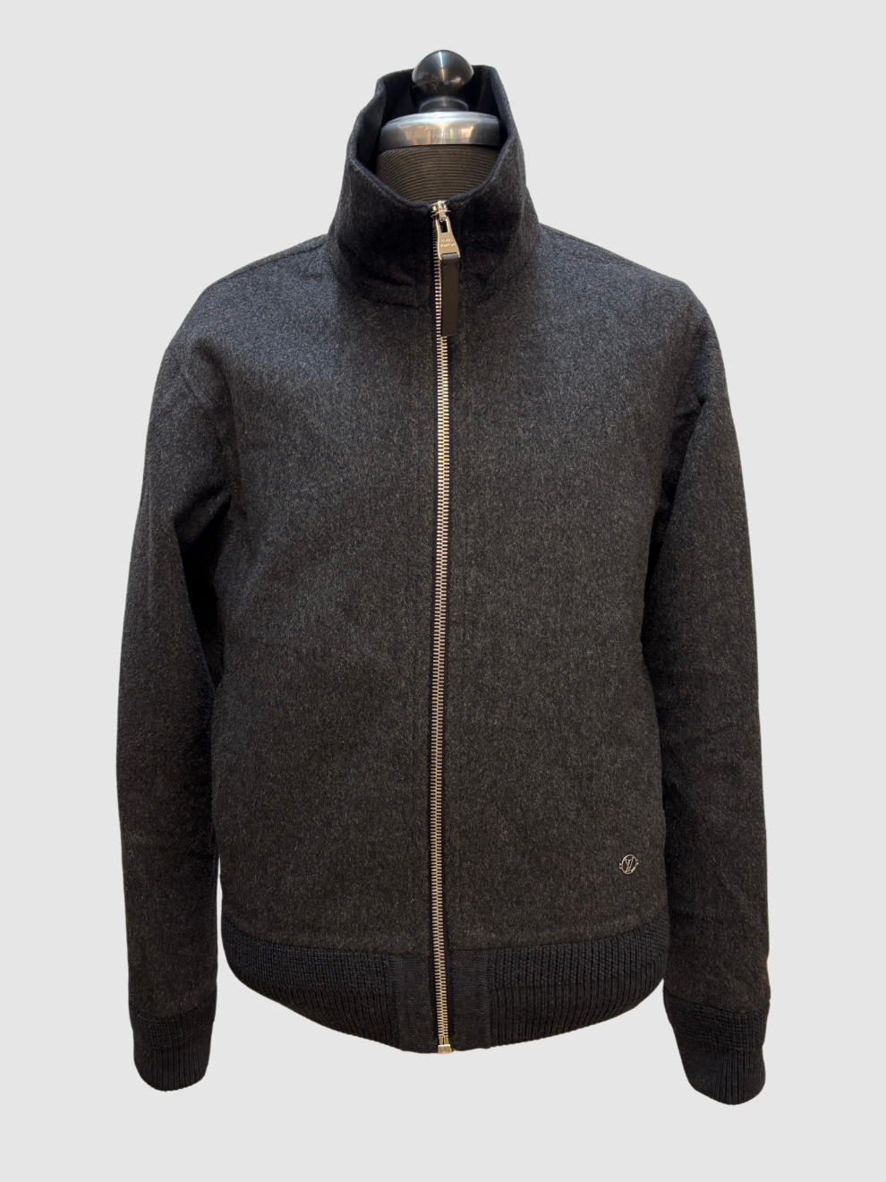 Grauer Herren Wollblouson von Louis Vuitton