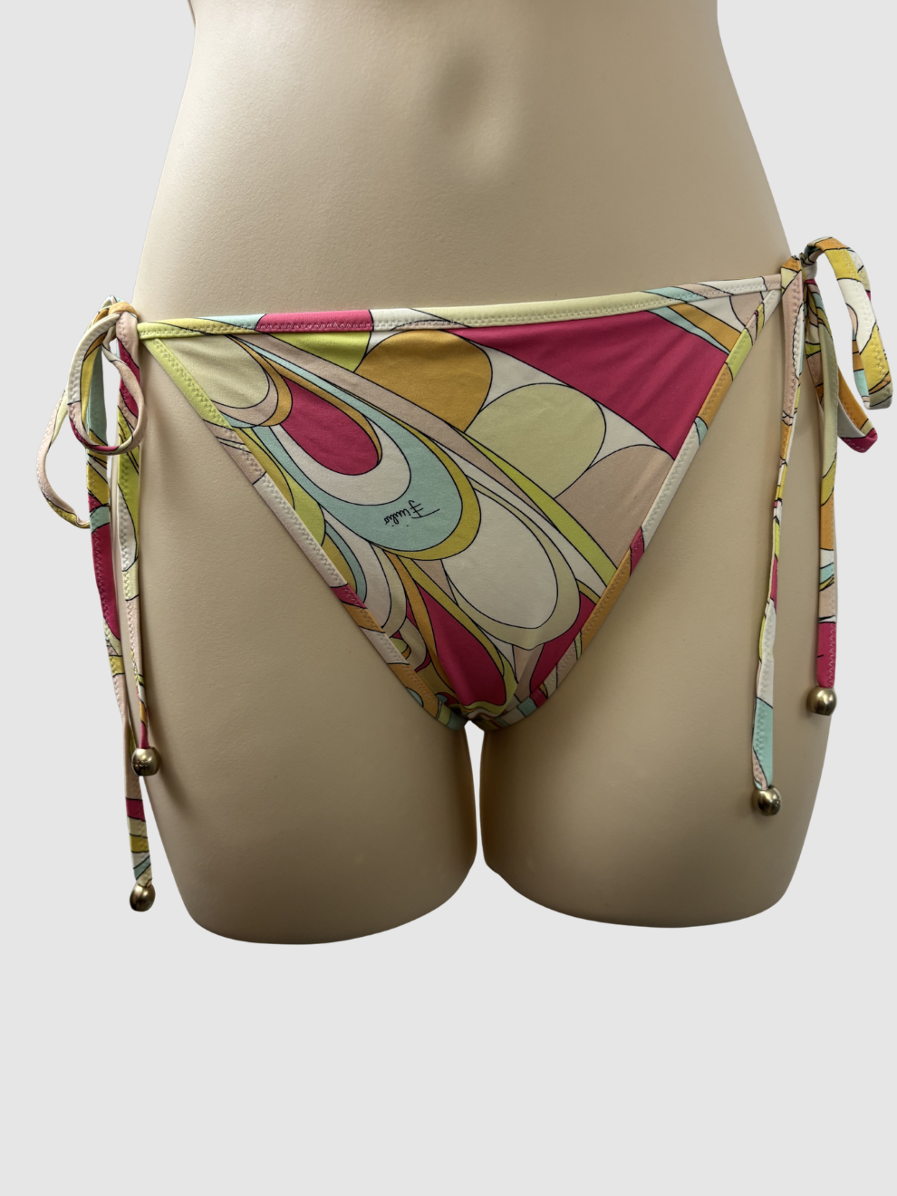 Bunter Triangle-Bikini von Emilio Pucci