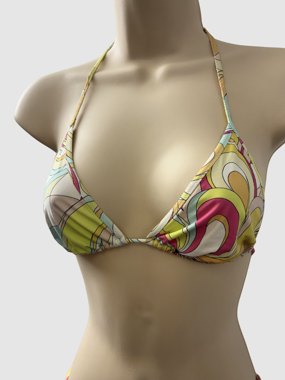 Bunter Triangle-Bikini von Emilio Pucci