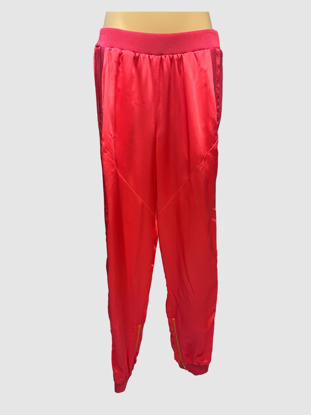 Pinkfarben-glänzende Satinhose von Tom Ford