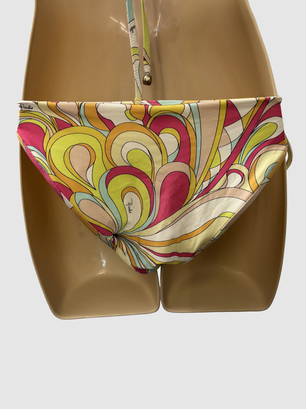 Bunter Triangle-Bikini von Emilio Pucci