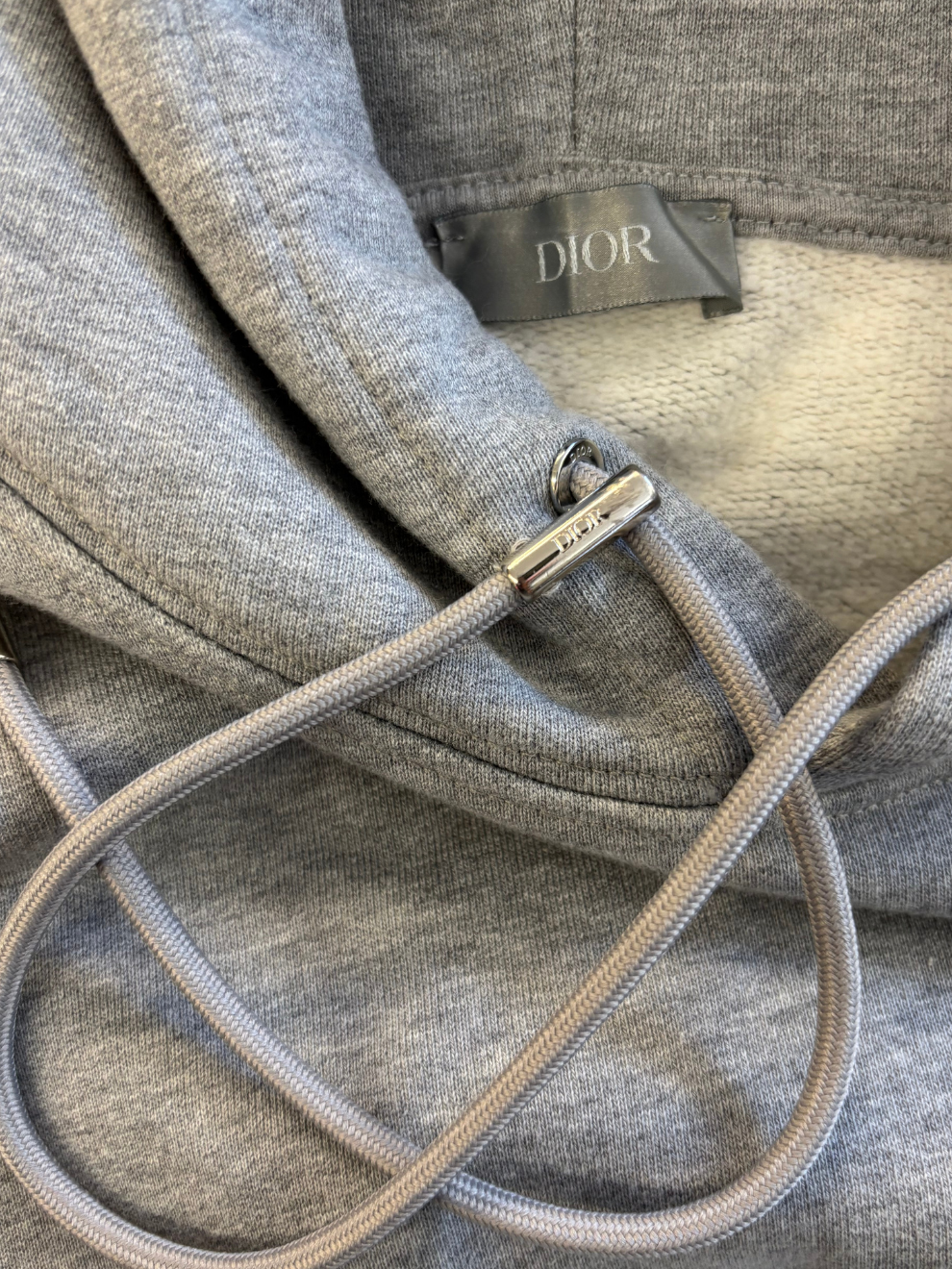 Grauer Sweater CD Icon von Dior