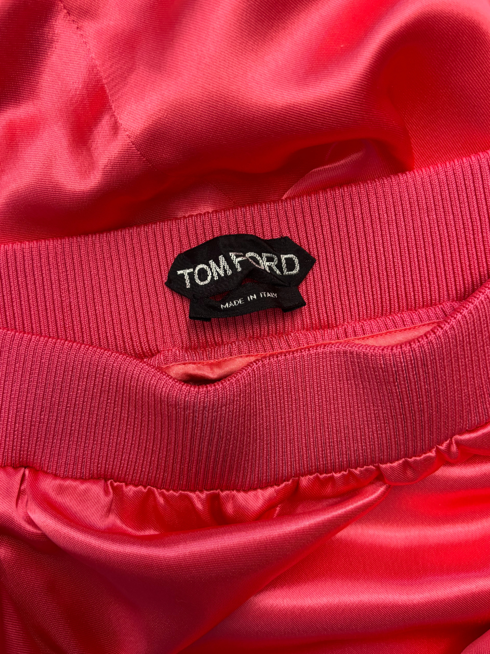 Pinkfarben-glänzende Satinhose von Tom Ford