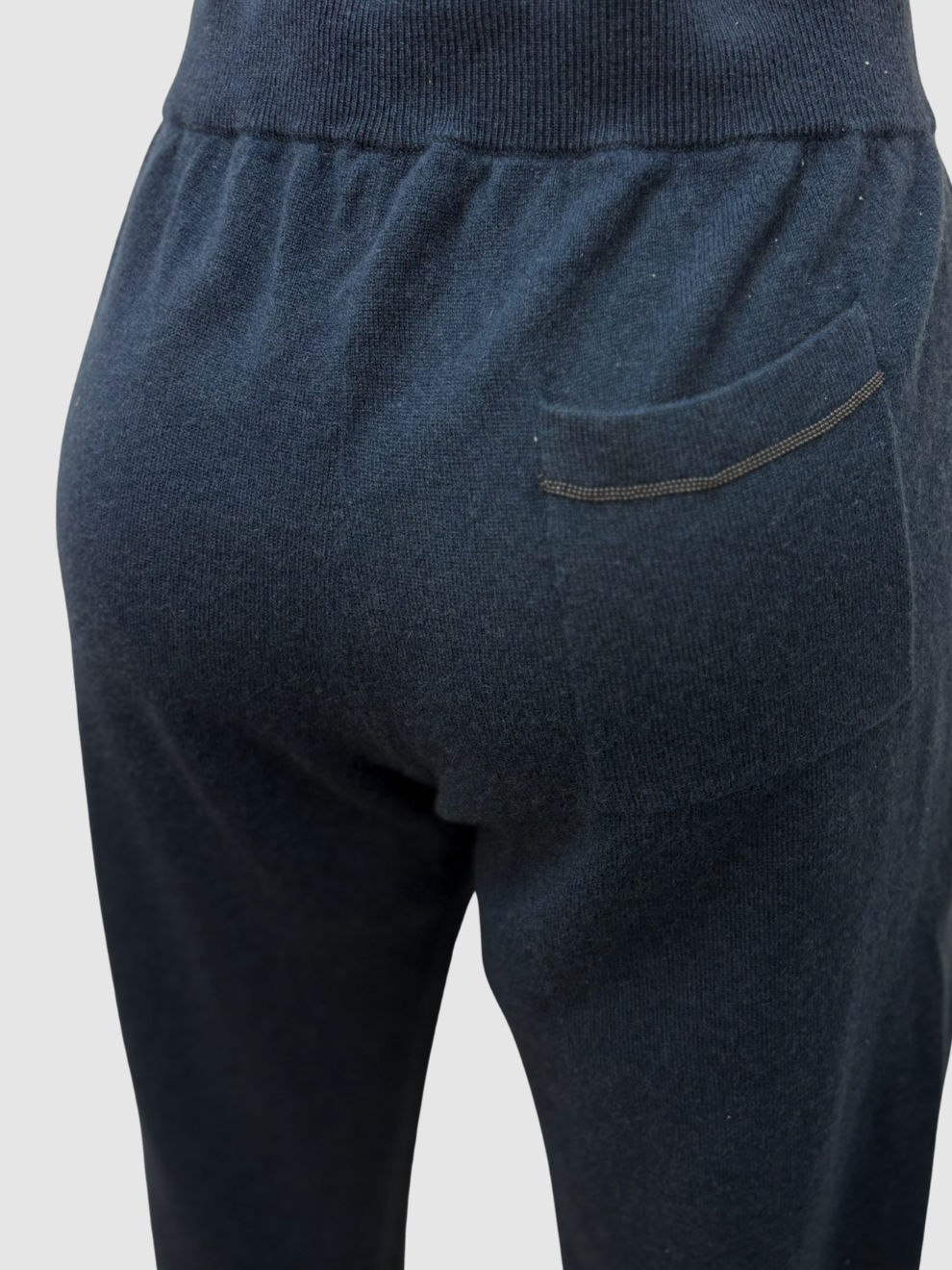 Blaugraue Kaschmir-Hose von Brunello Cucinelli