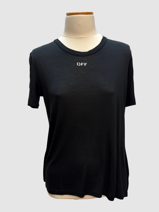 Schwarzes T-Shirt von Off-White