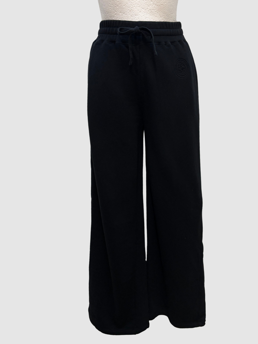 Schwarze flared Jogginghose von Gucci
