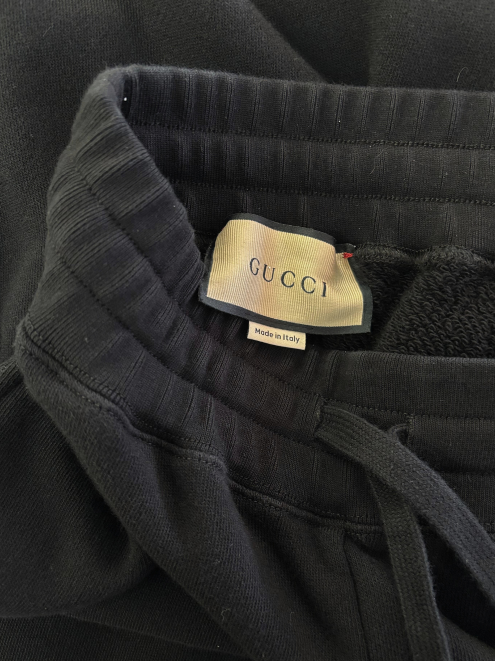 Schwarze flared Jogginghose von Gucci