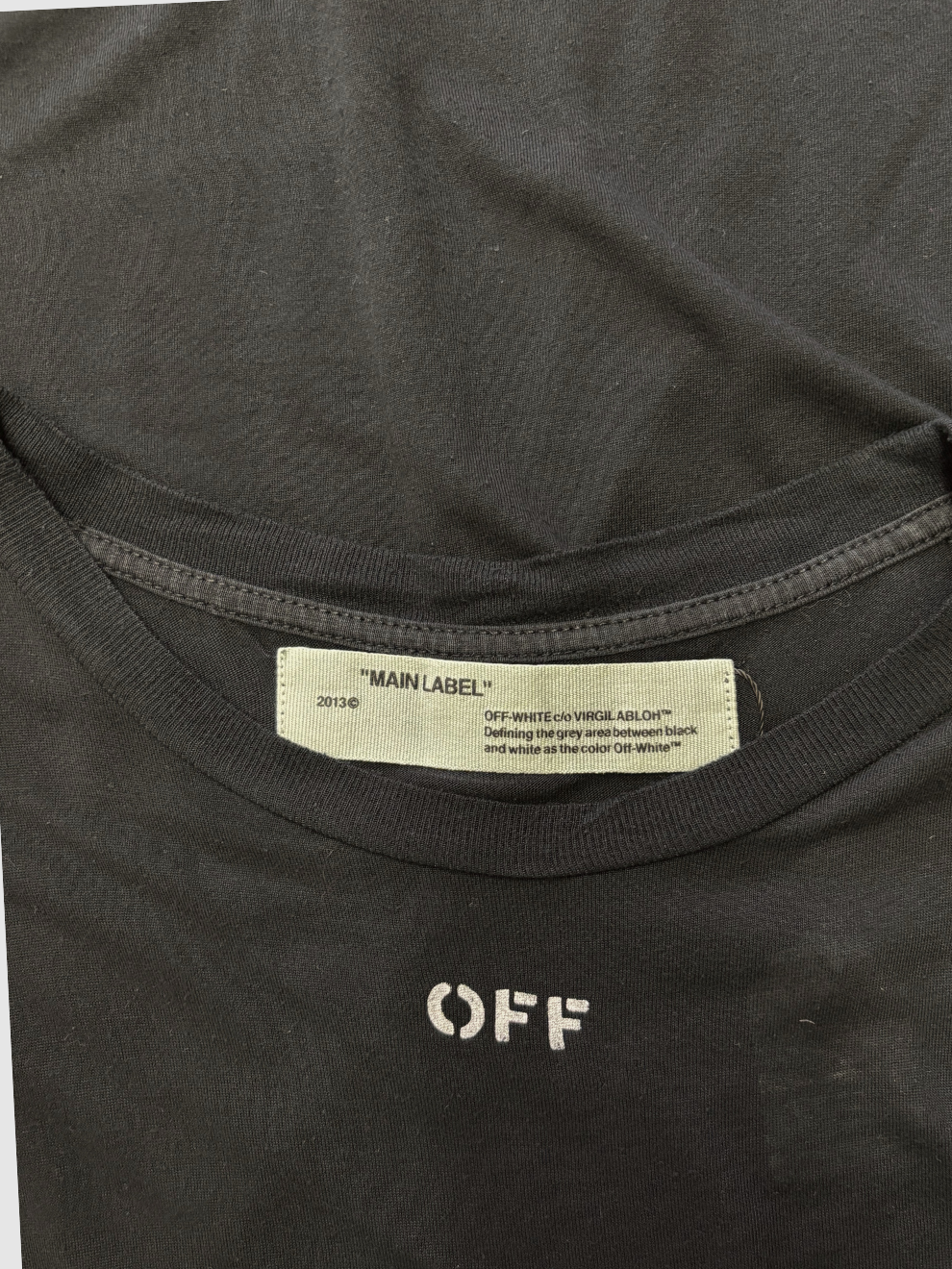 Schwarzes T-Shirt von Off-White