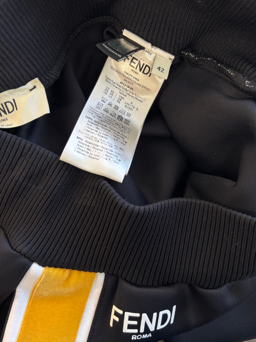 Schwarze Jogginghose von Fendi