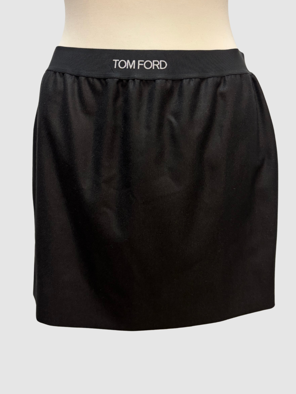 Schwarzer Kaschmir-Rock von Tom Ford