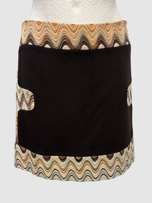 Brauner Minirock von Missoni