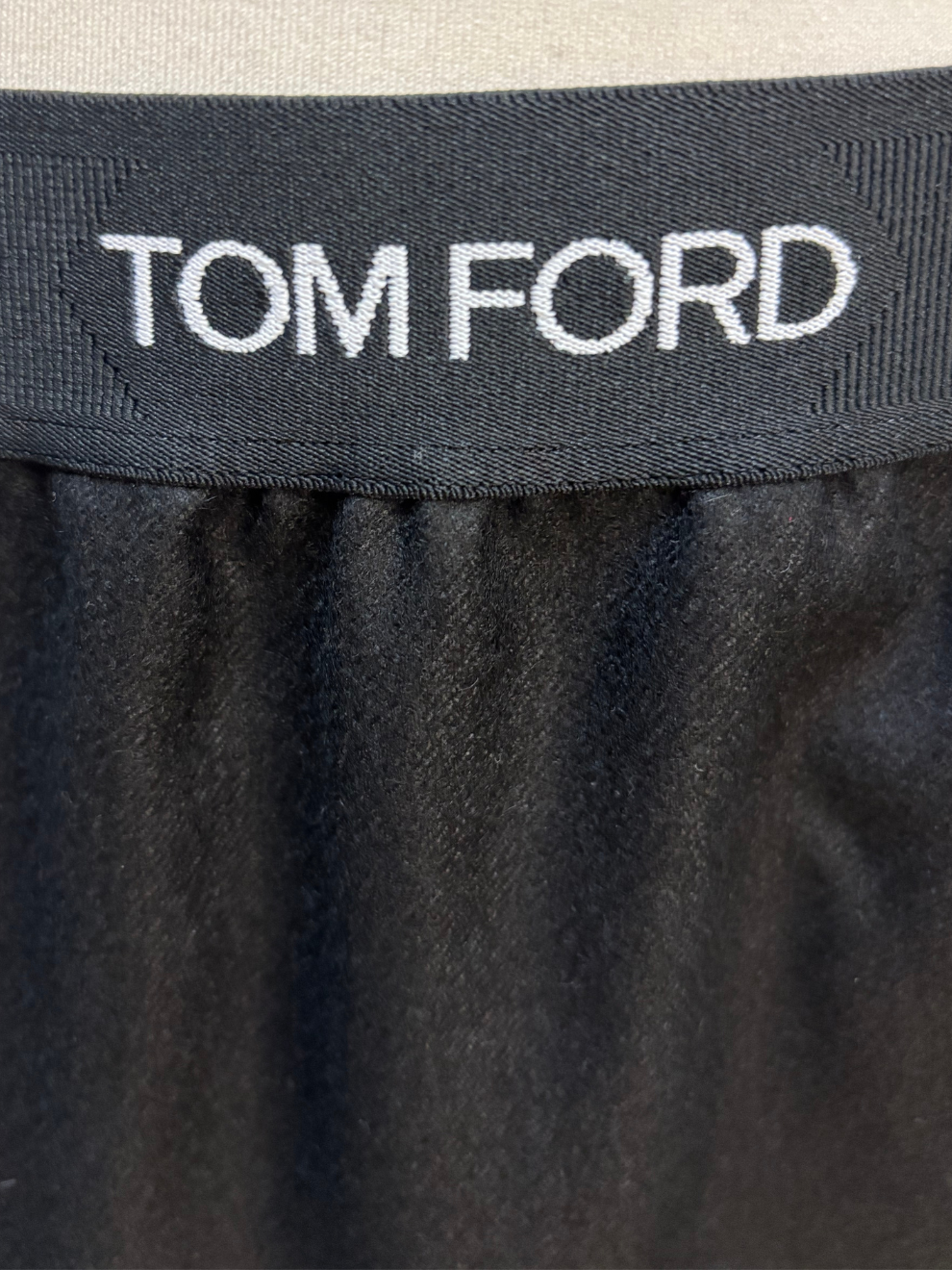 Schwarzer Kaschmir-Rock von Tom Ford