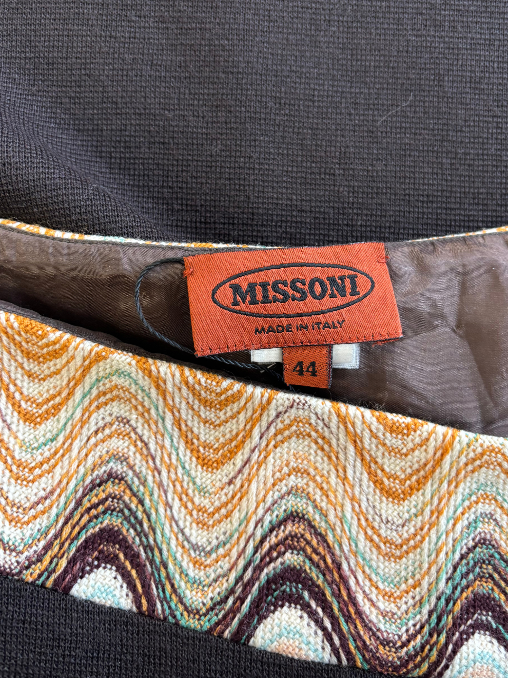 Brauner Minirock von Missoni