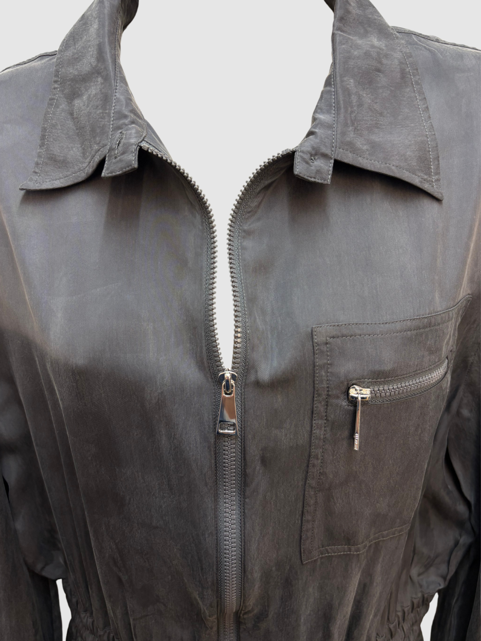 Dunkelgrauer Jumpsuit von Moncler