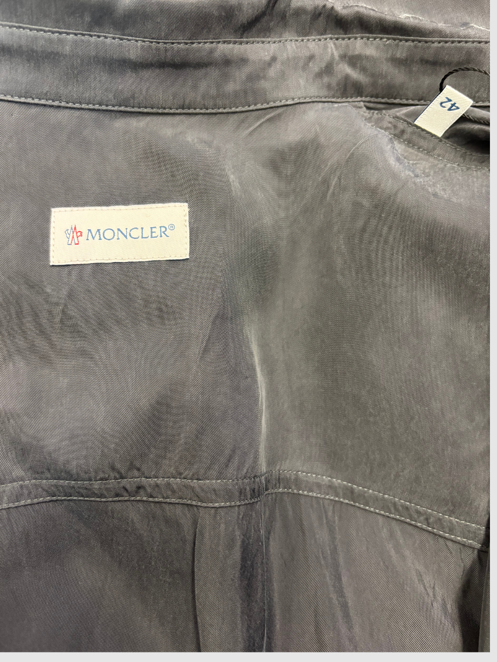 Dunkelgrauer Jumpsuit von Moncler