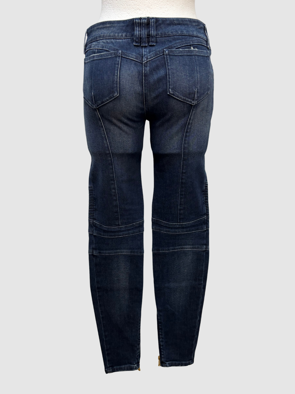 Blaue Slim-Jeans von Balmain