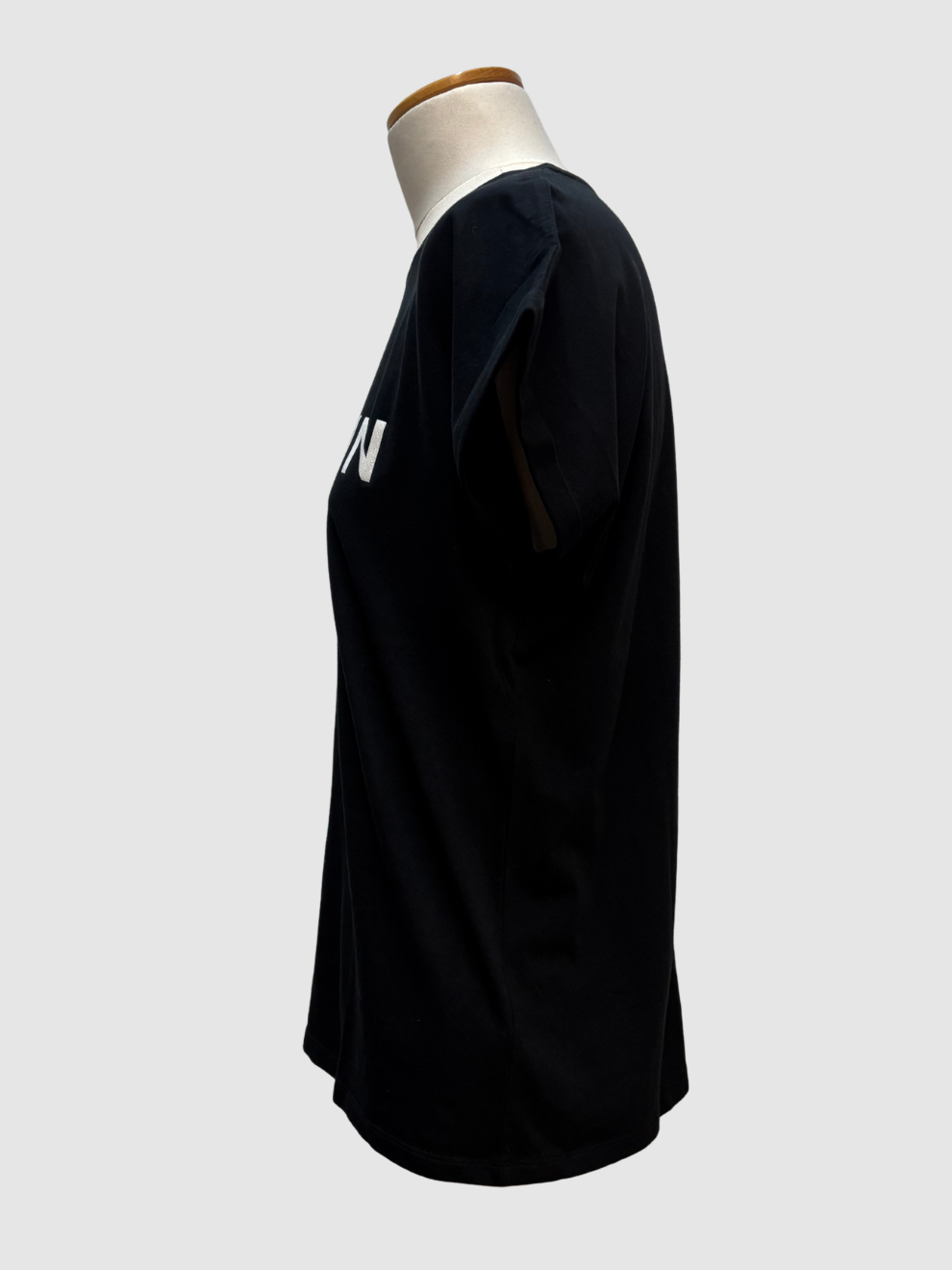 Schwarzes Glitzer-T-Shirt von Balmain