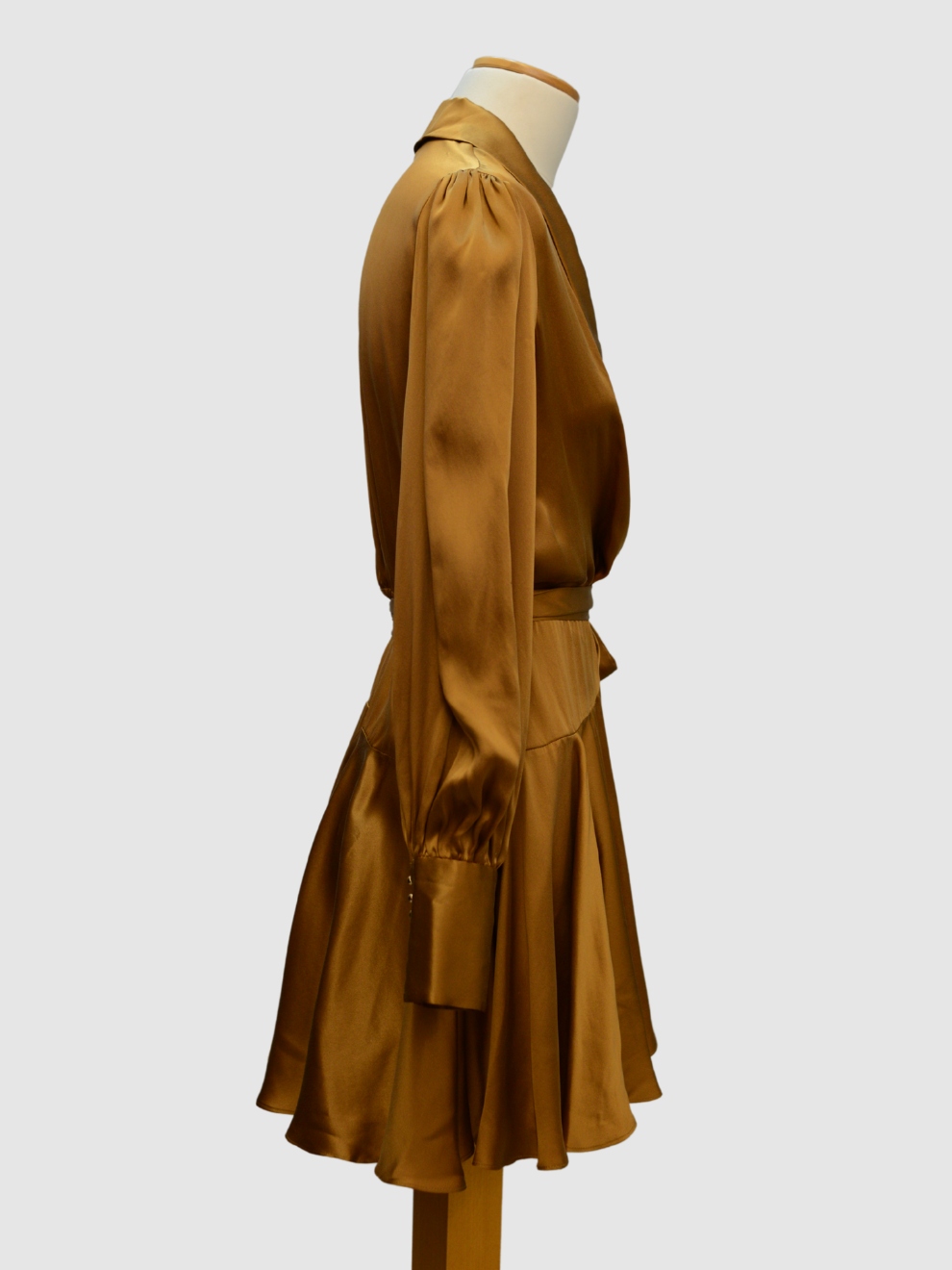 Goldfarbenes Wickelkleid von Zimmermann