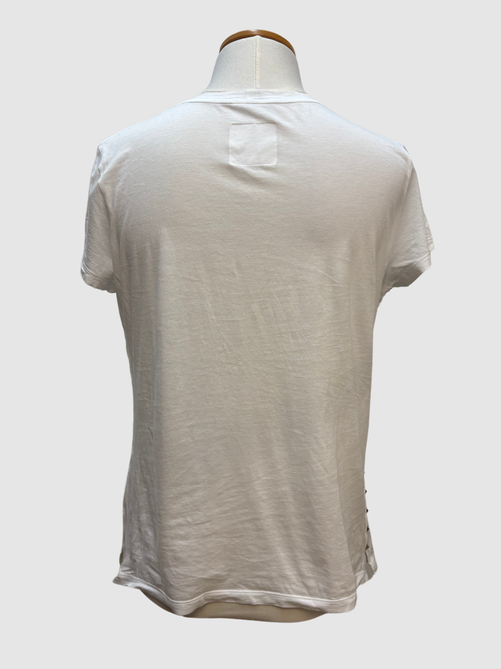 Weißes Rockstud-T-Shirt von Valentino