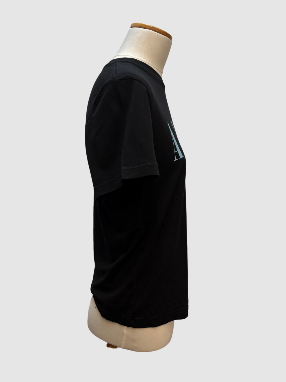 Schwarzes T-Shirt mit Logoprint von Amiri