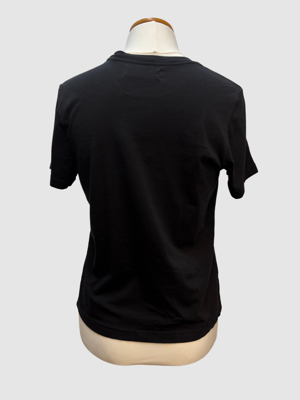 Schwarzes T-Shirt mit Logoprint von Amiri