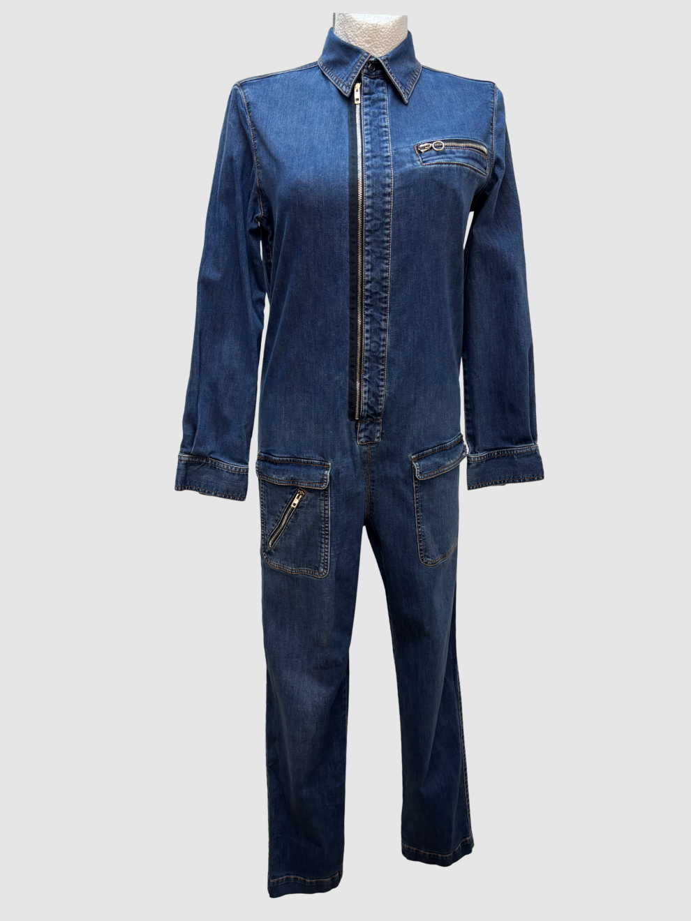 Blauer Jumpsuit von Stella McCartney