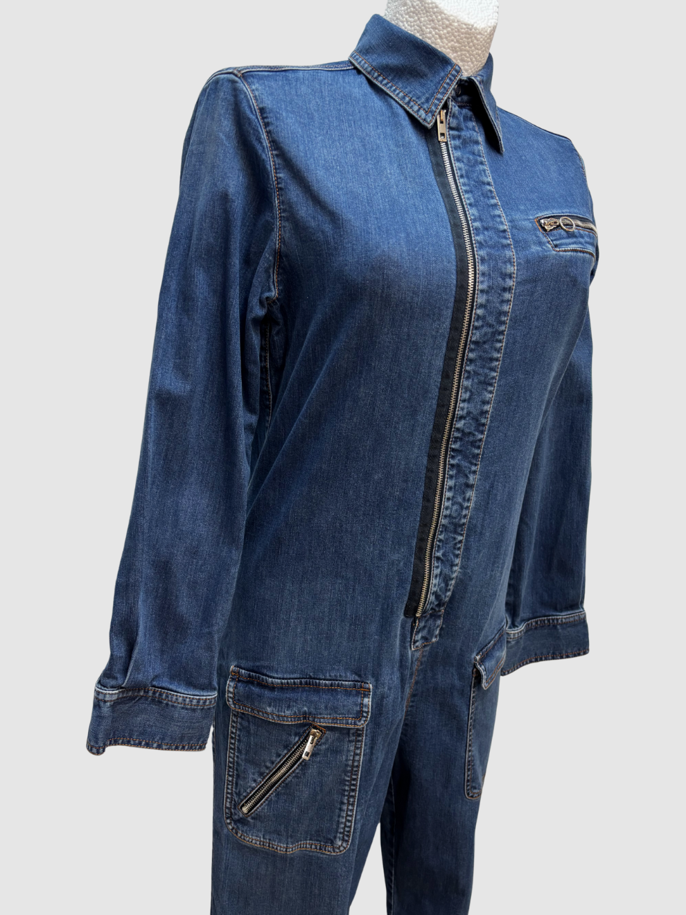 Blauer Jumpsuit von Stella McCartney