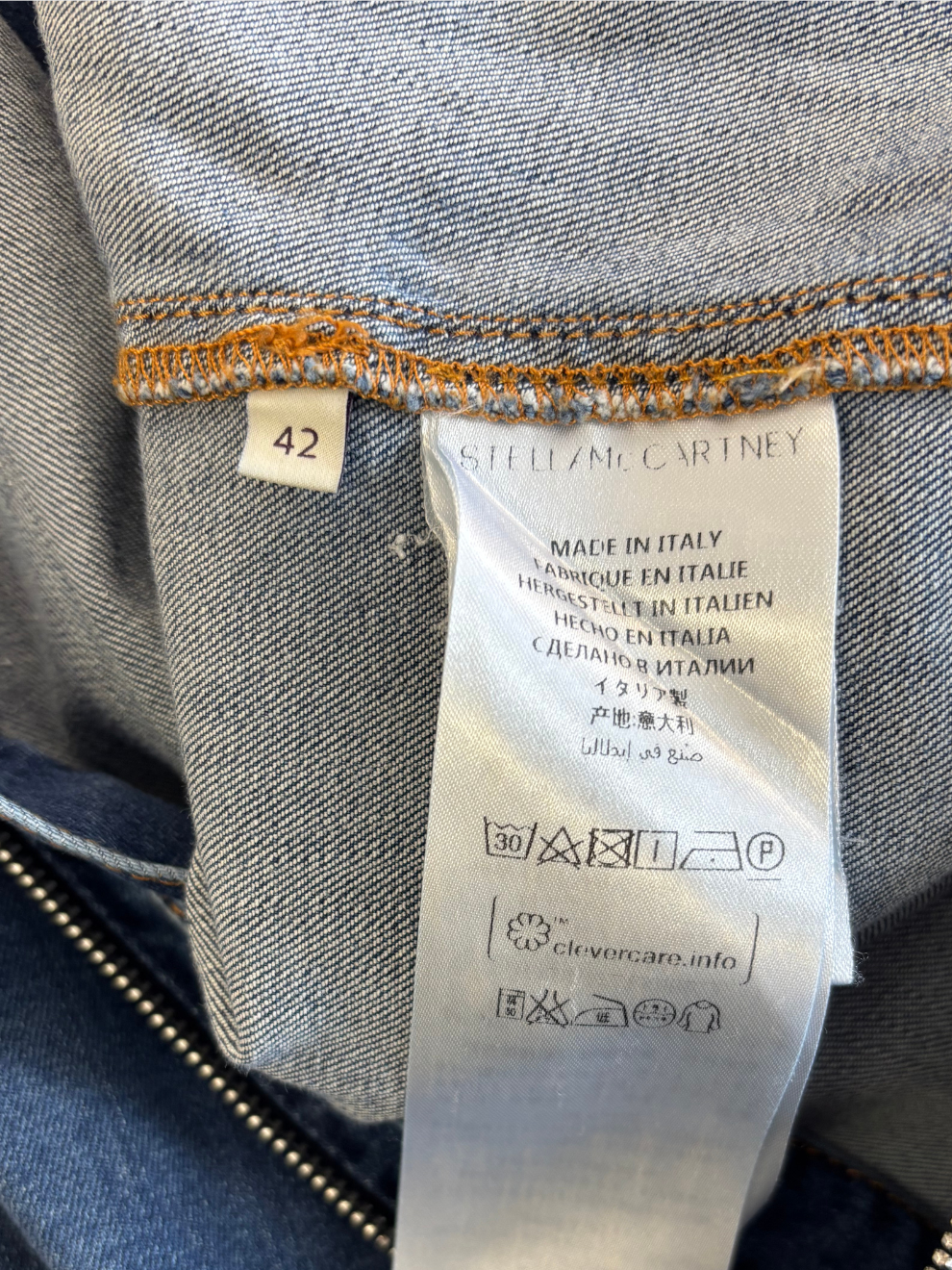 Blauer Jumpsuit von Stella McCartney