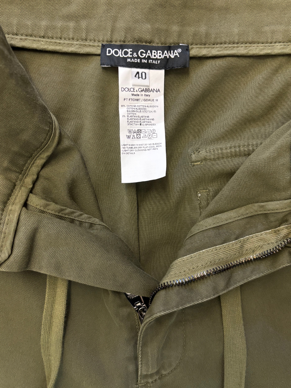 Grüne Cargopants von Dolce & Gabbana