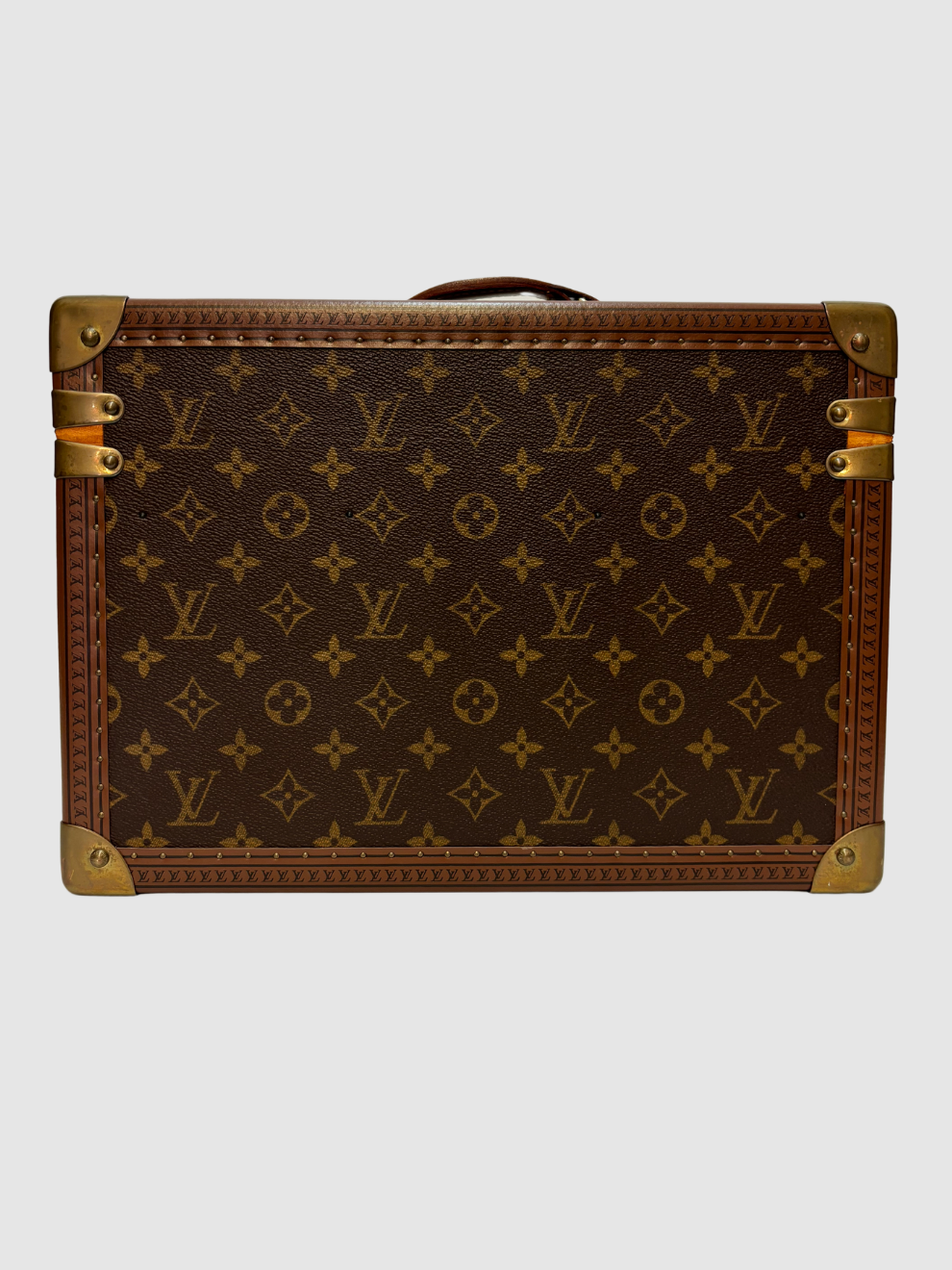 Brauner Vintage-Koffer Monogram von Louis Vuitton