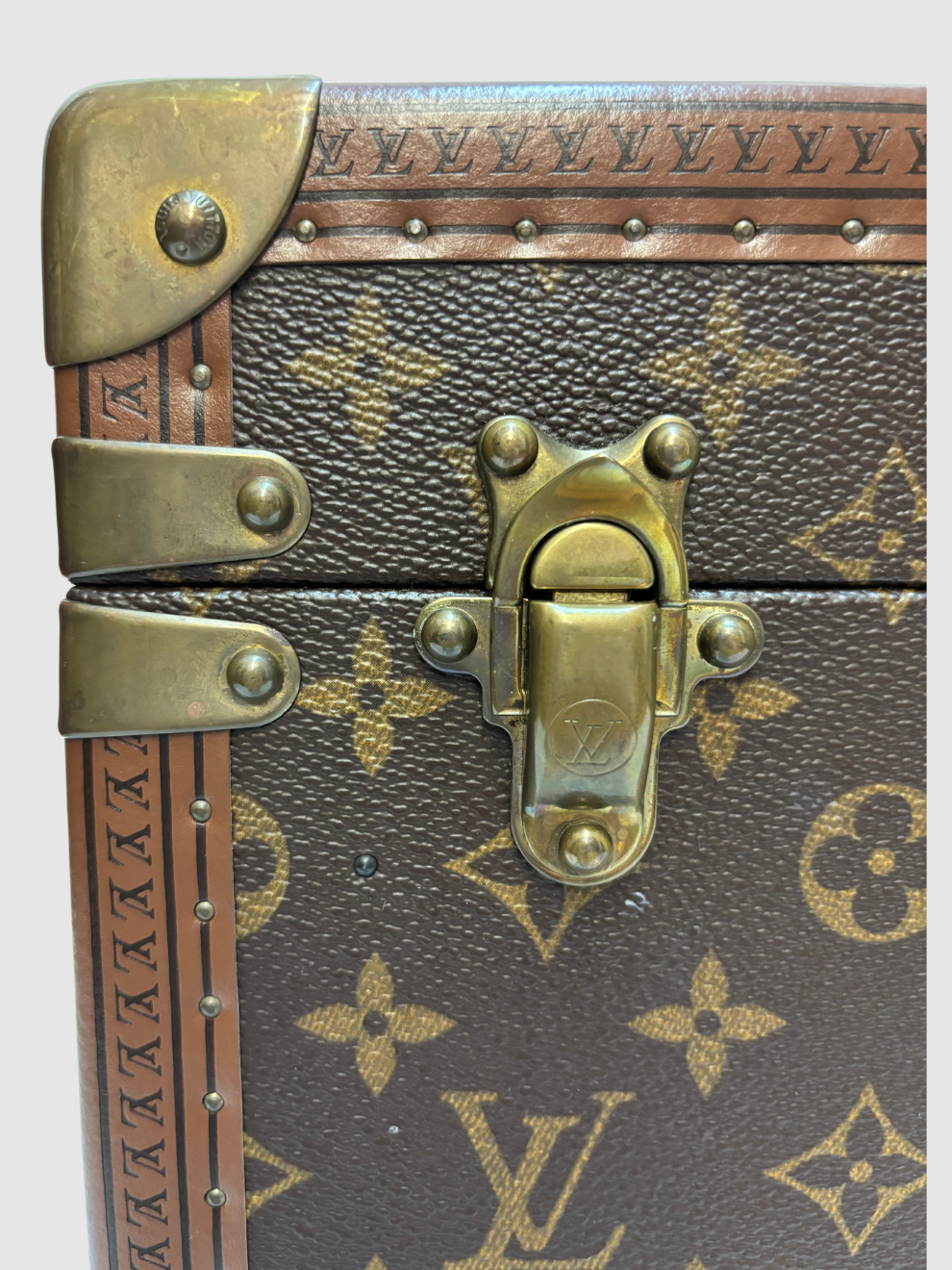 Brauner Vintage-Koffer Monogram von Louis Vuitton