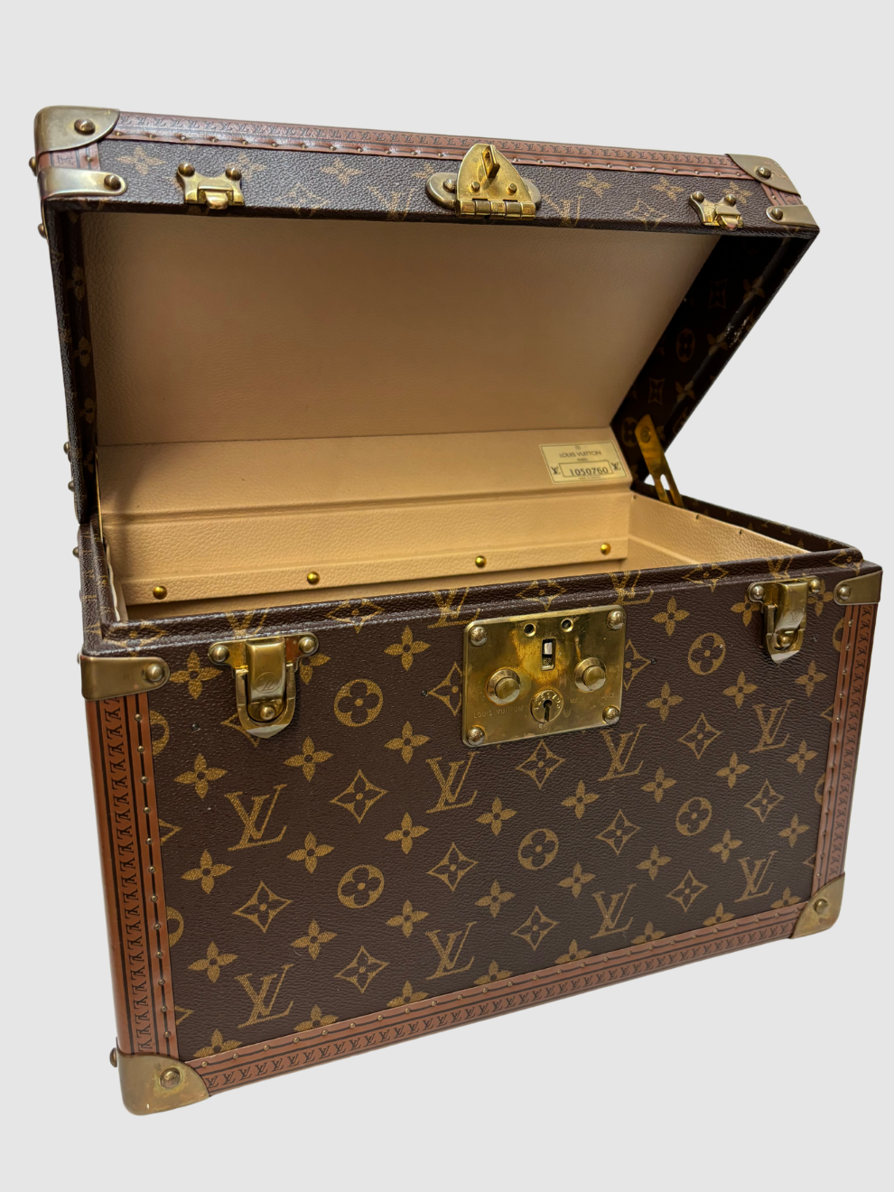 Brauner Vintage-Koffer Monogram von Louis Vuitton